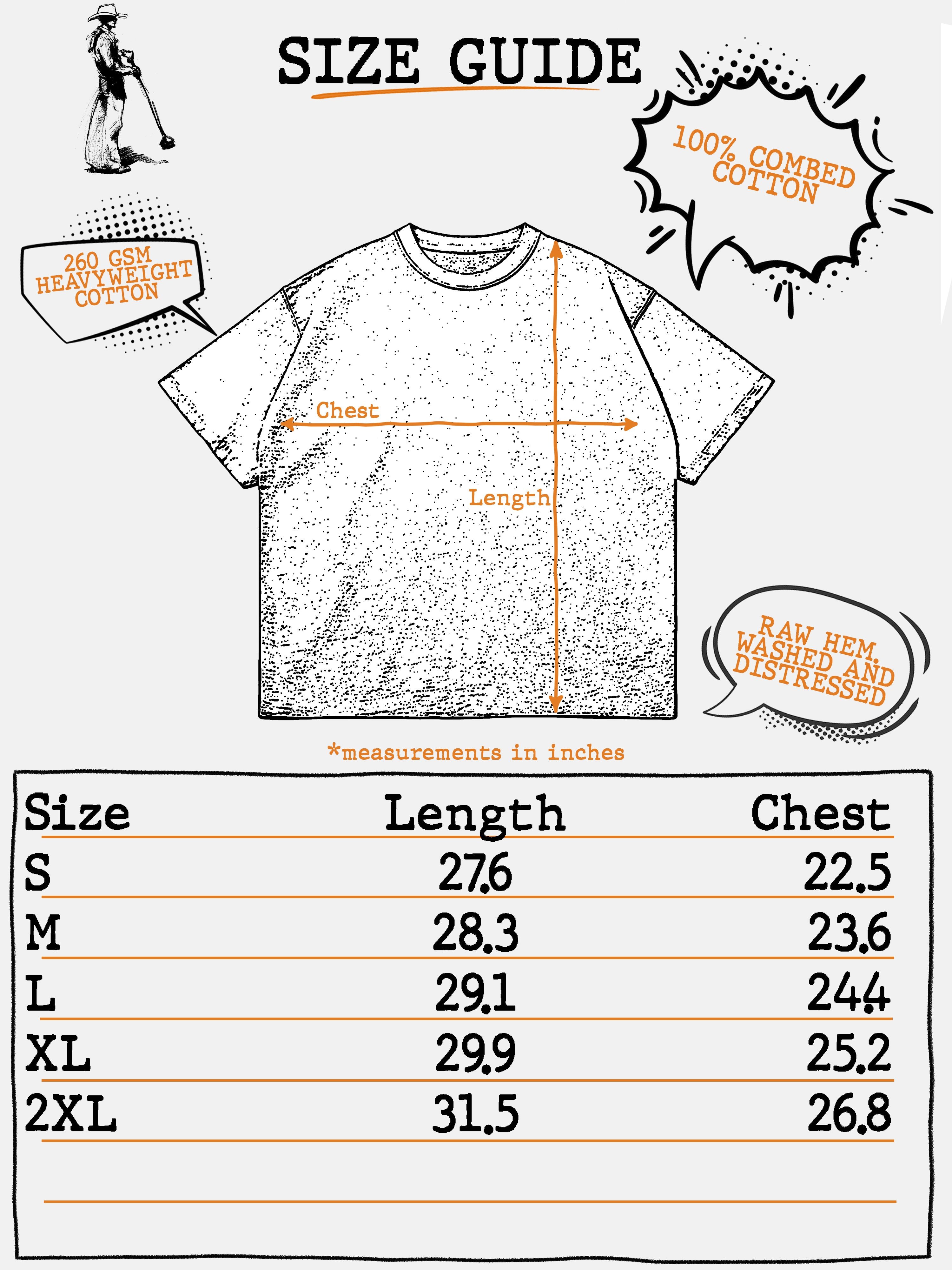 Oversized Raw Hem Tee PODpartner