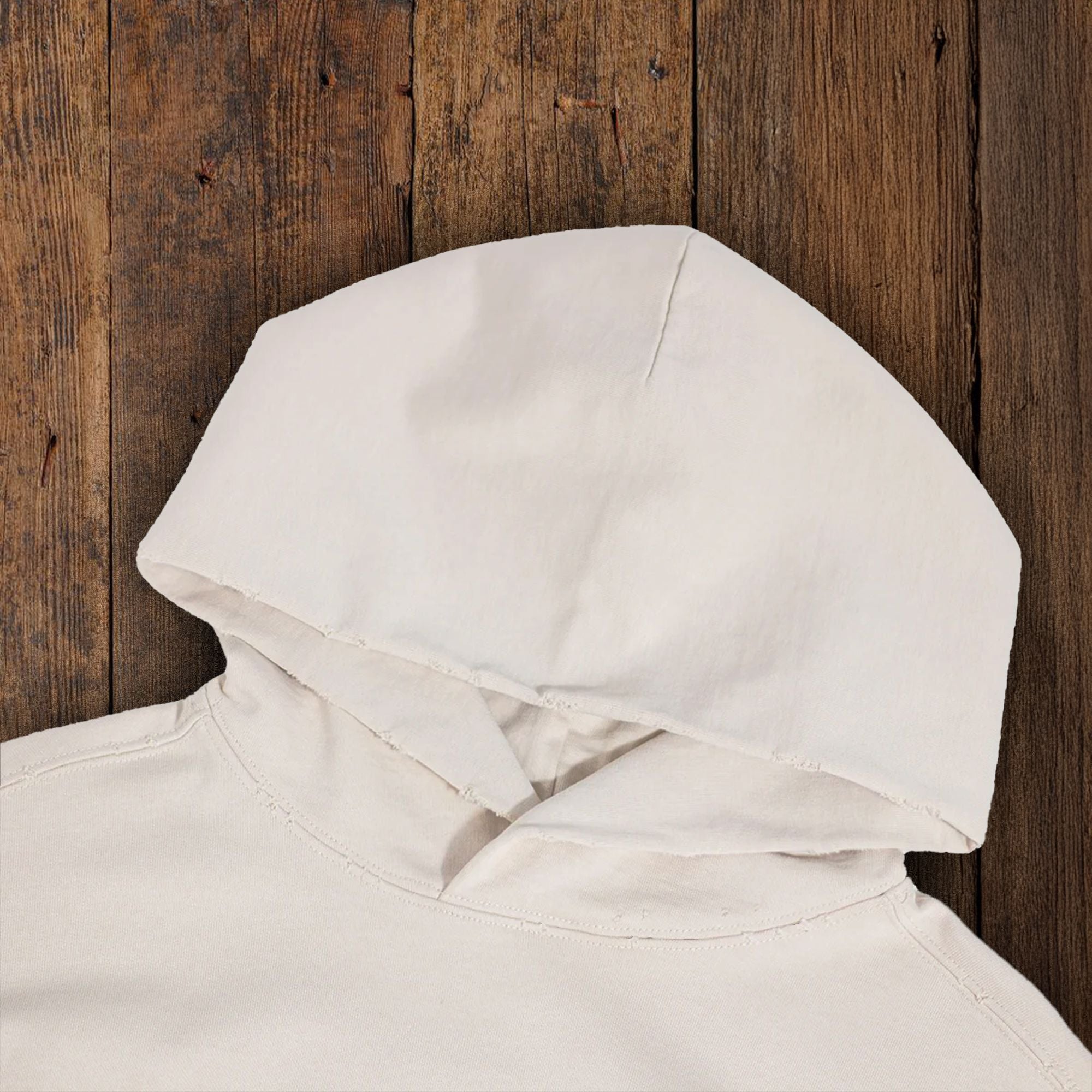 Sun Faded Boxy Distressed Hoodie PODpartner