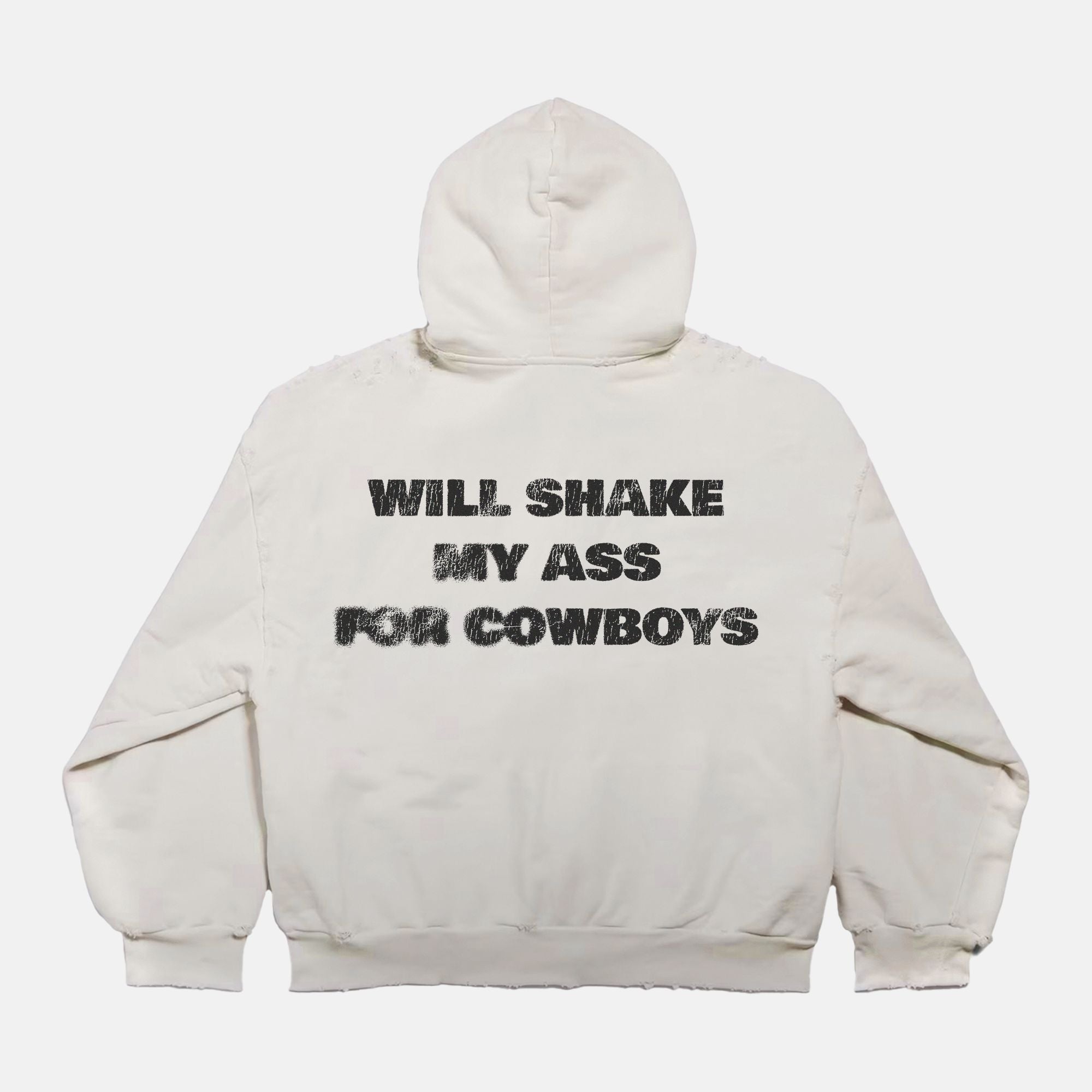 Boxy Distressed Hoodie PODpartner