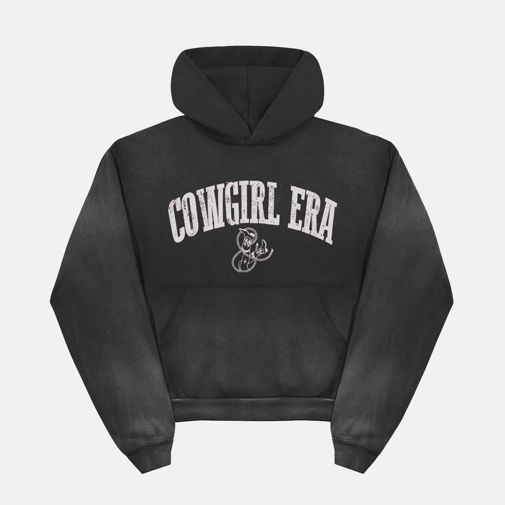 Super Heavyweight Washed Hoodie PODpartner Faded Black S