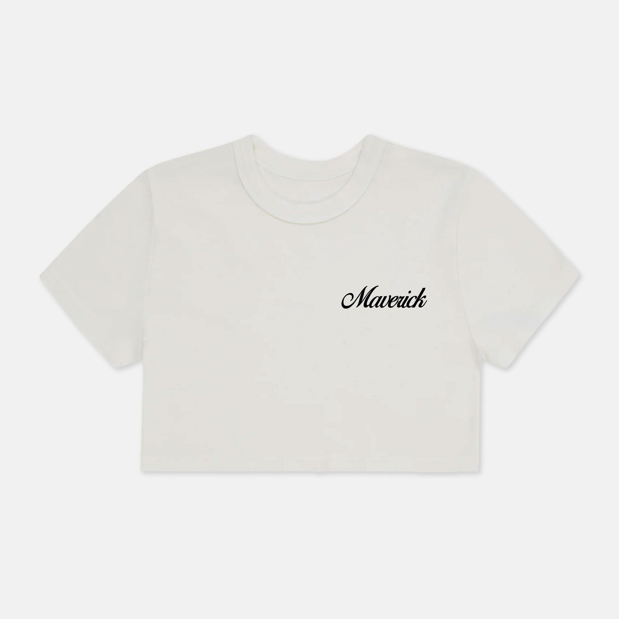 Cropped Baby Tee PODpartner White S