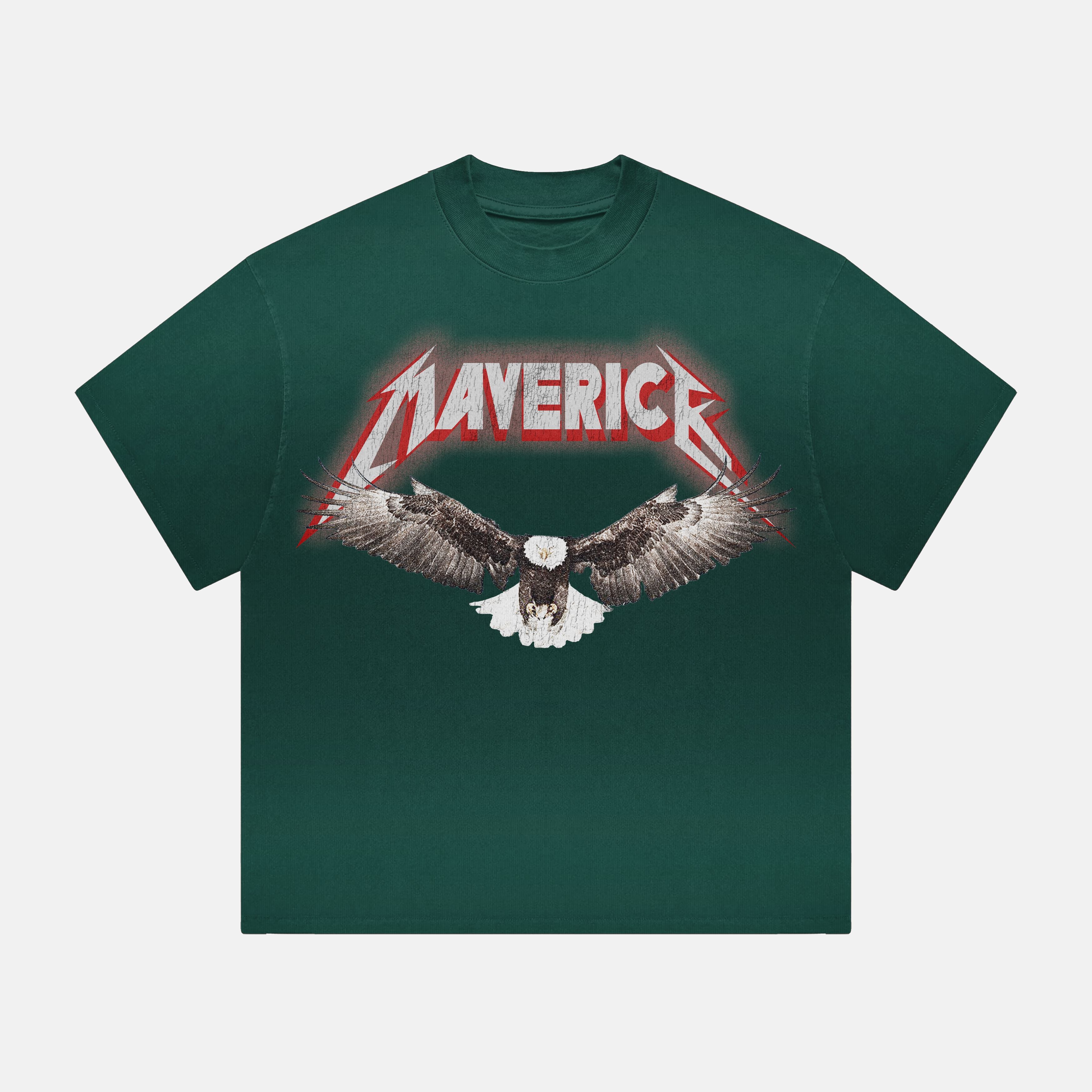 Sun-Faded Heavyweight Boxy Tee PODpartner Smoky Mineral Green S