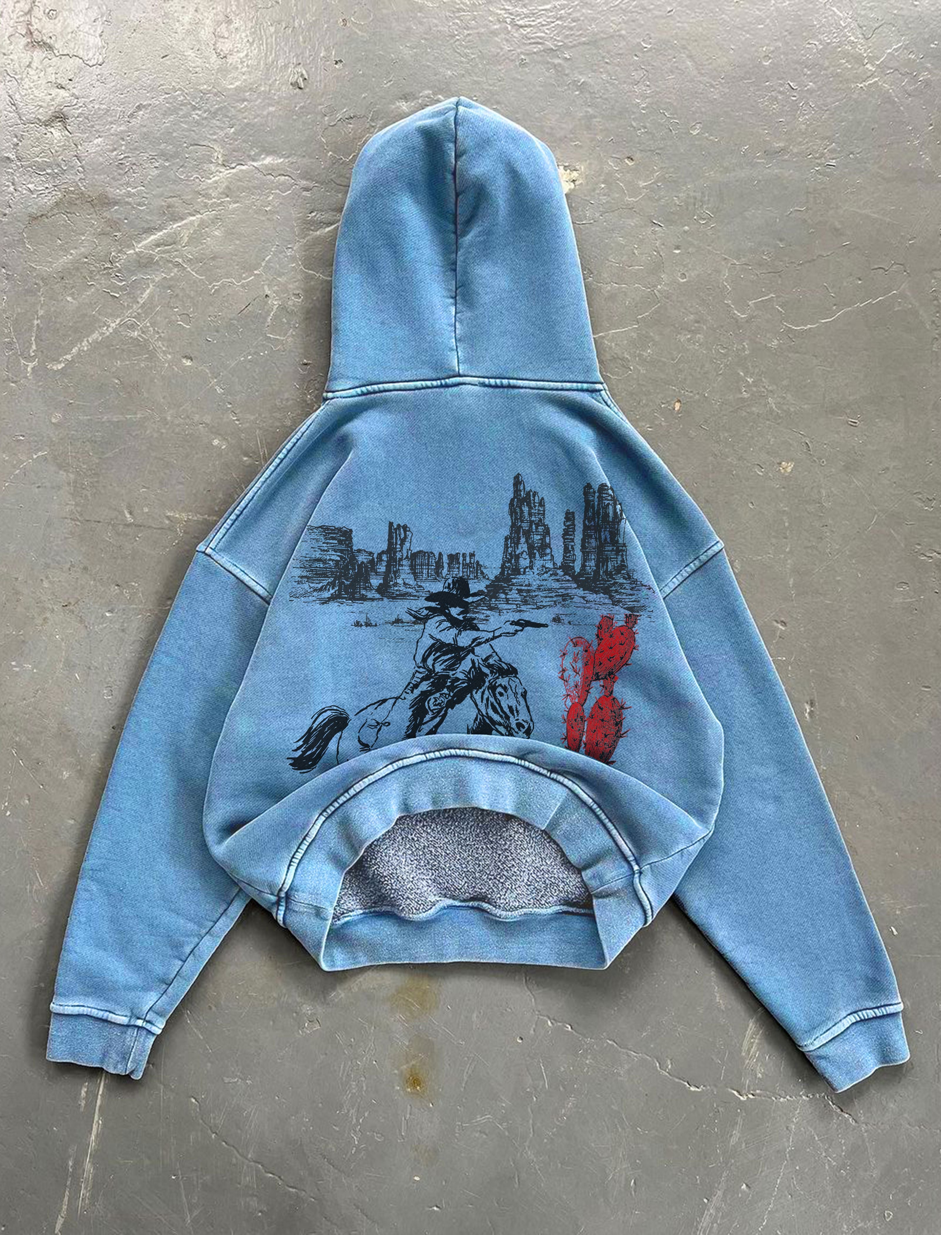 Super Heavyweight Washed Hoodie PODpartner