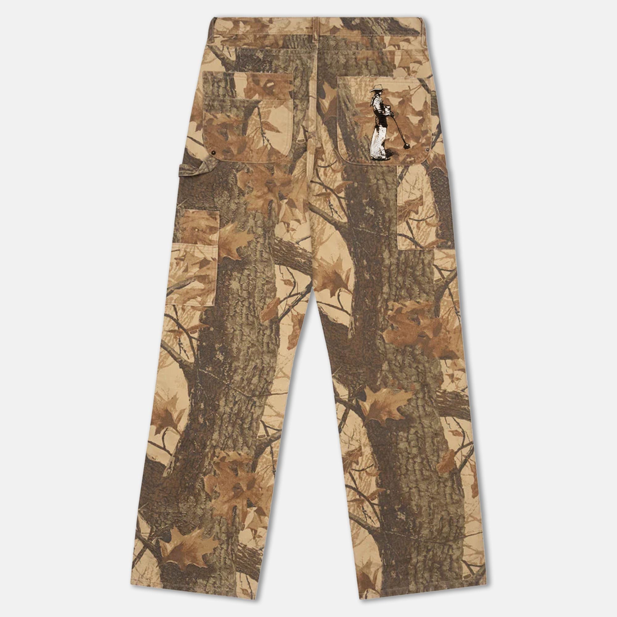 Camo Double Knee Carpenter Pants (LTM) West Wear