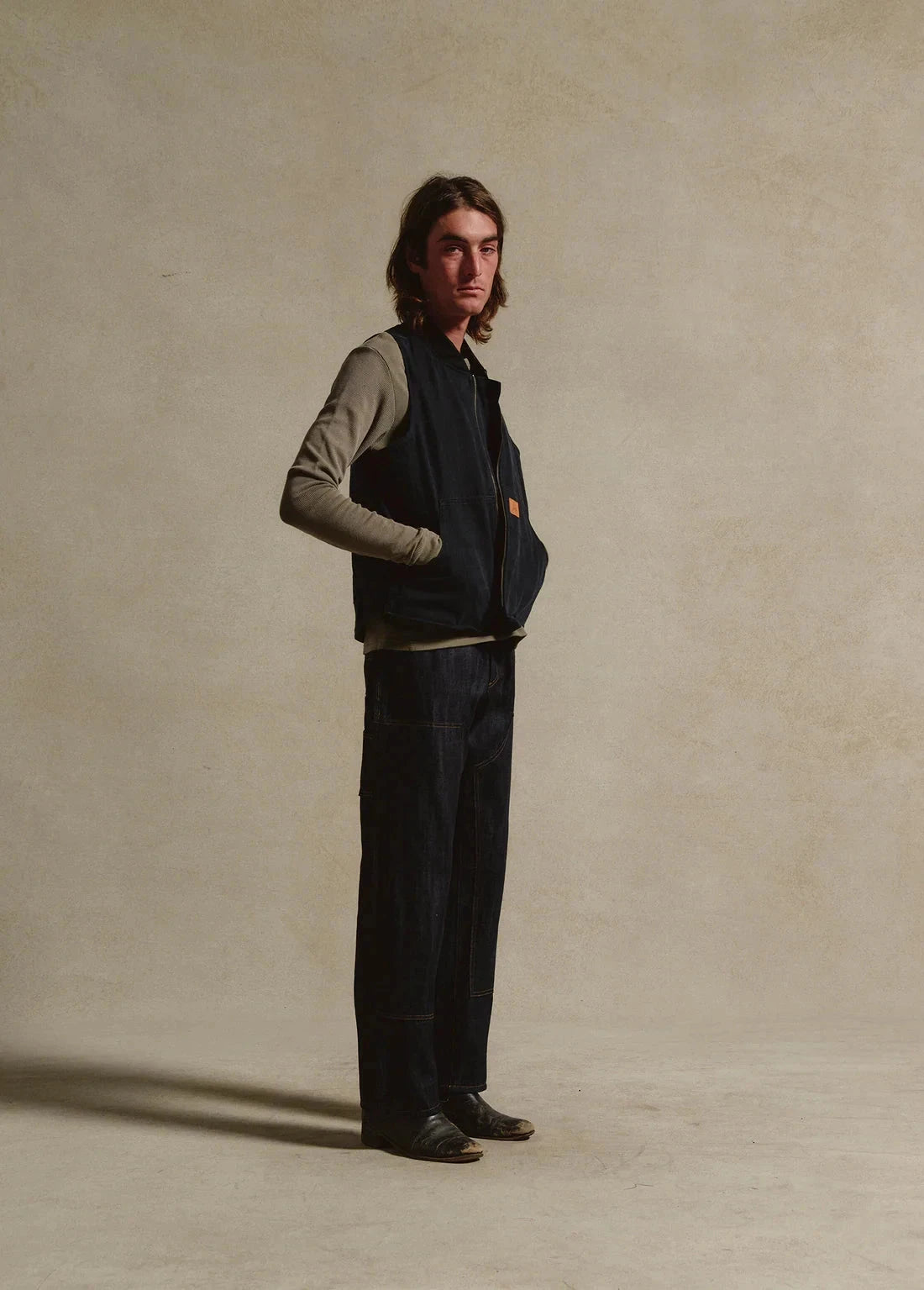 Distressed Work Vest (LTM) West Wear