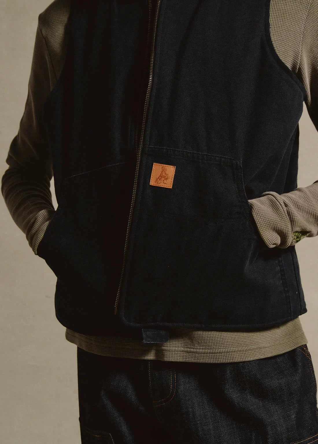 Distressed Work Vest (LTM) West Wear