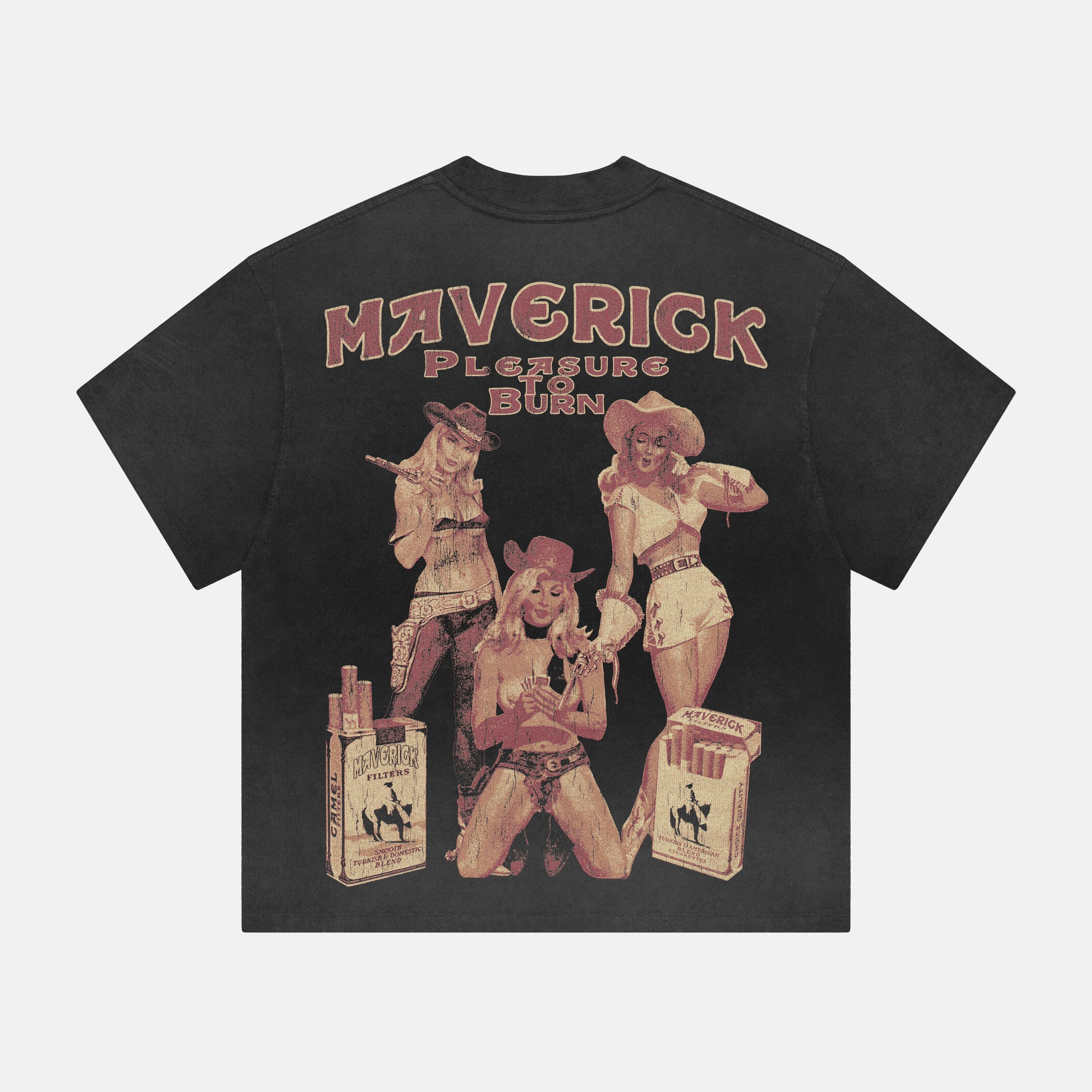 Sun-Faded Heavyweight Boxy Tee PODpartner Smoky Black S