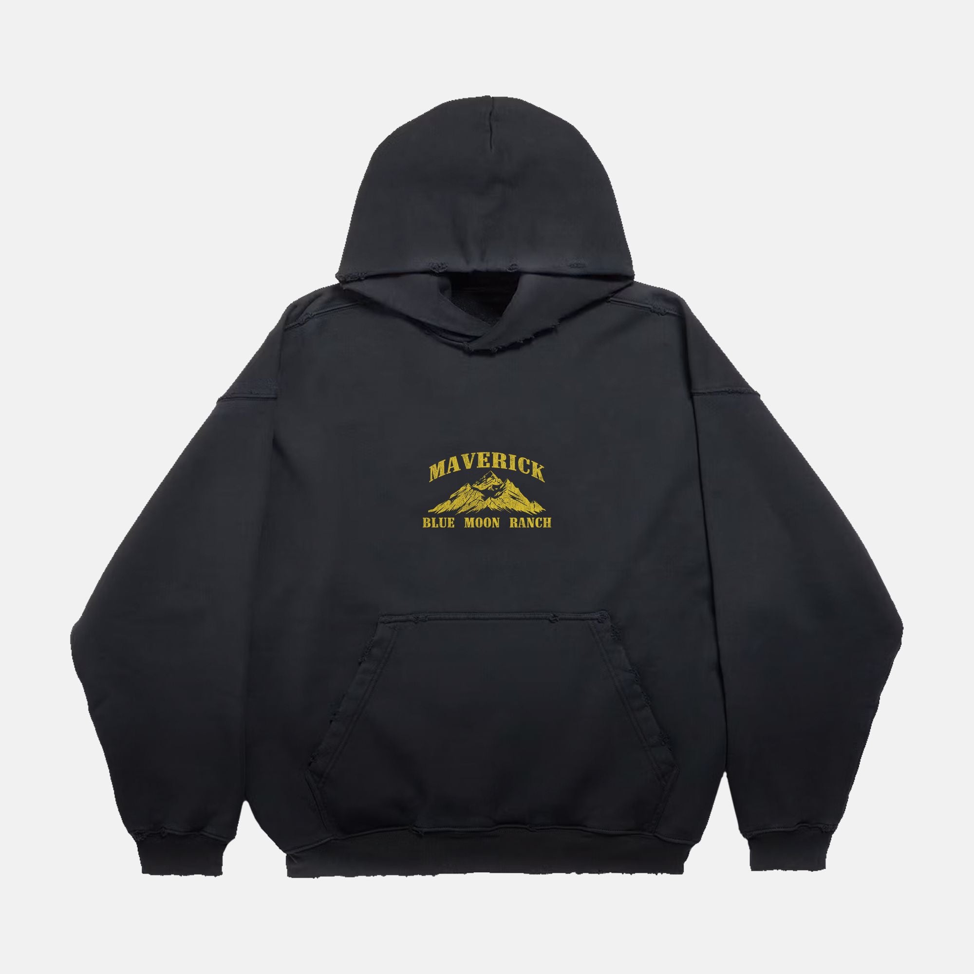Boxy Distressed Hoodie PODpartner