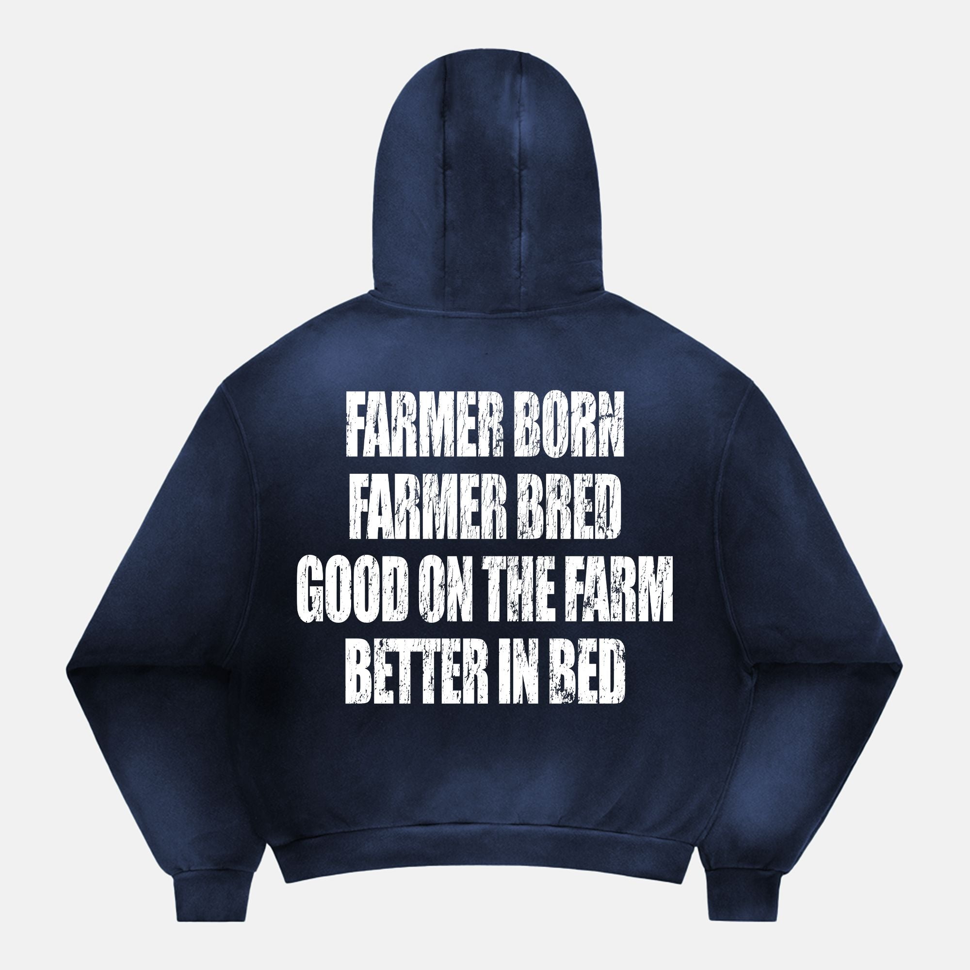 Sun Faded Pullover Hoodie PODpartner Dark Blue M