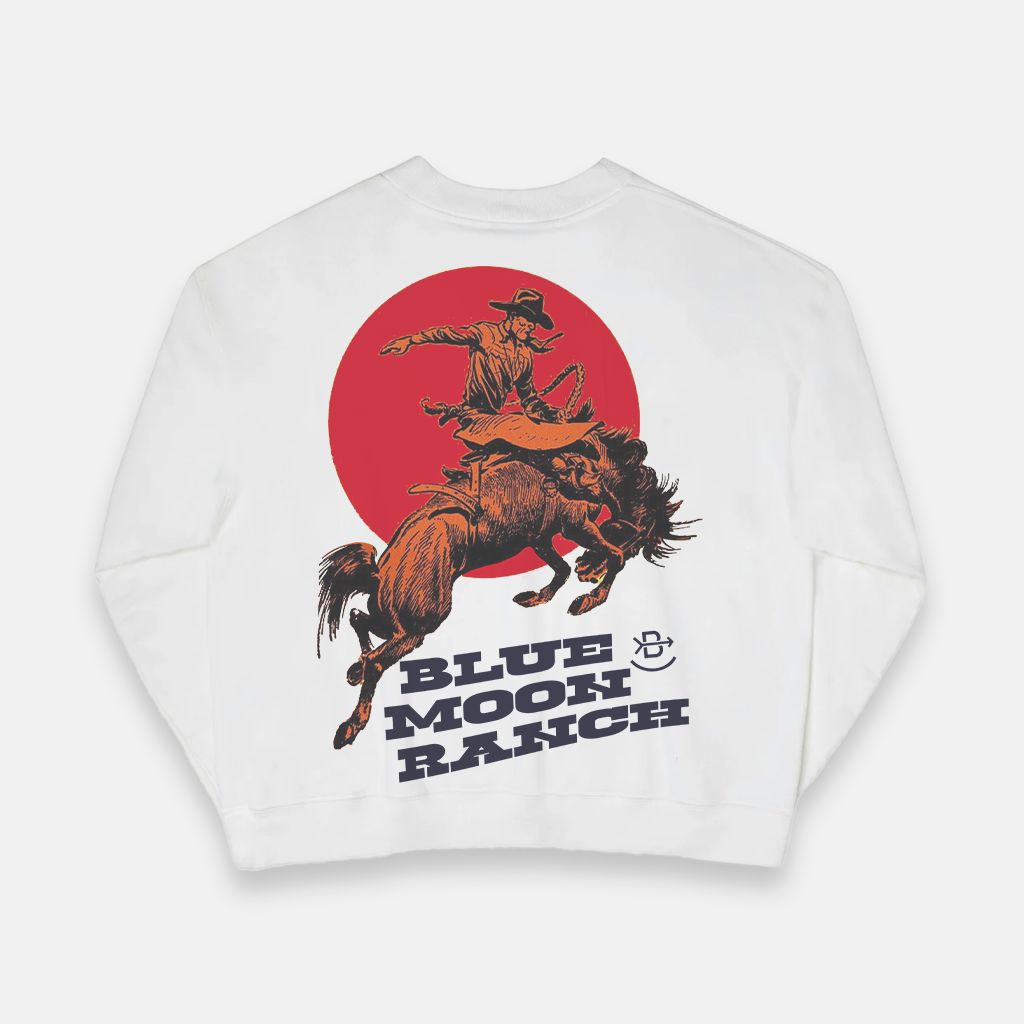 Oversized Classic Crewneck PODpartner White S