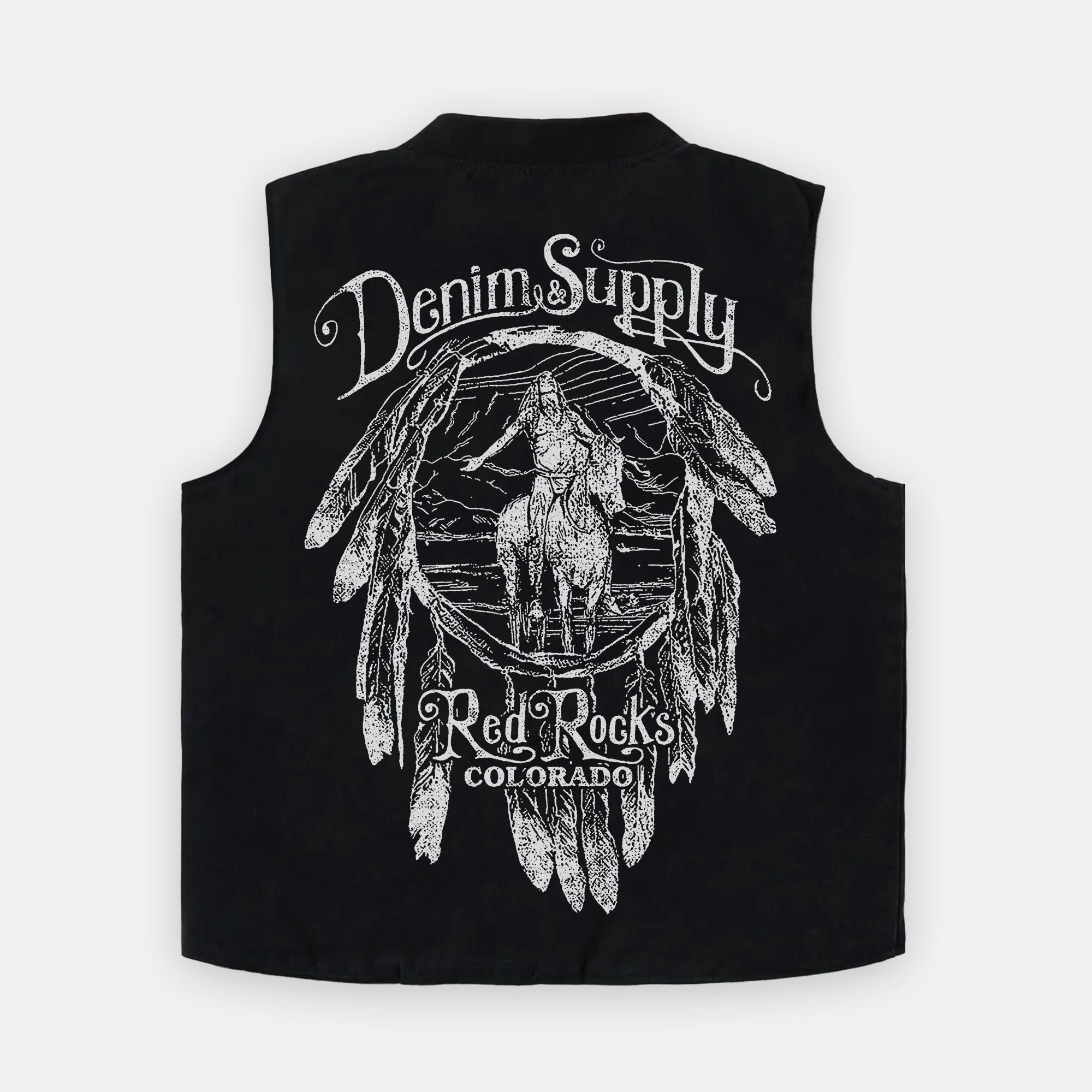 Distressed Work Vest (LTM) West Wear