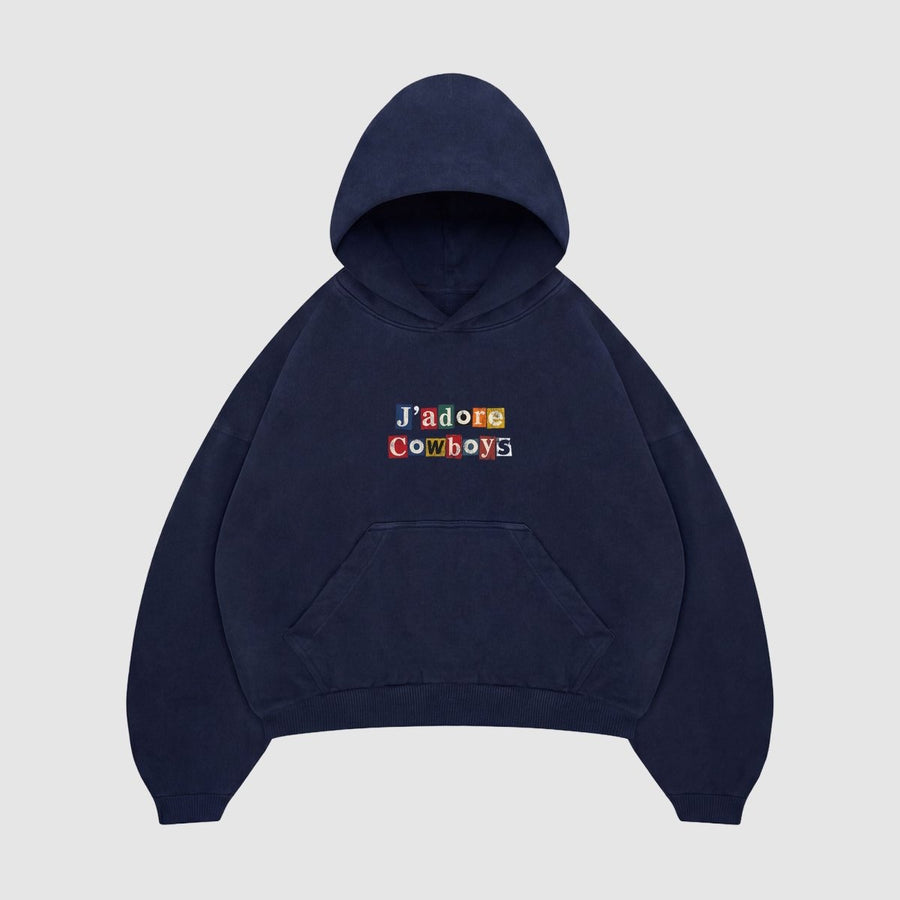 J’adore Cowboys Boxy Hoodie