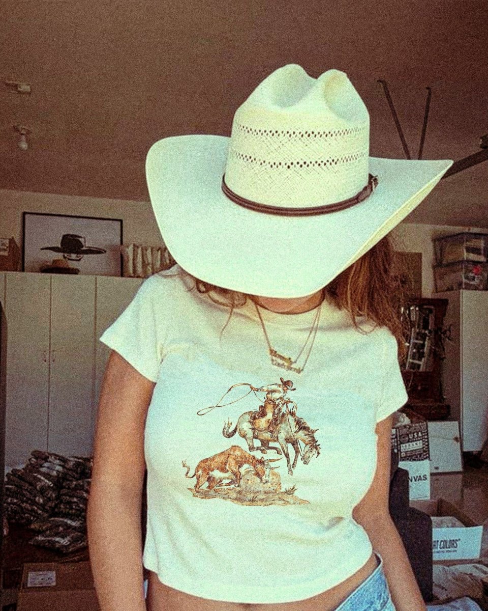 Cropped Baby Tee - Maverick