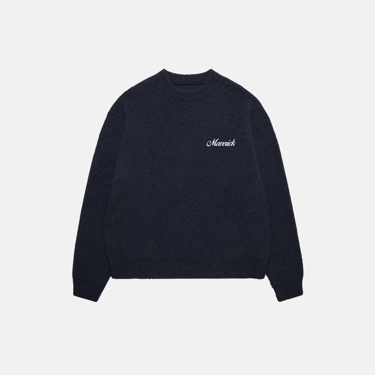 Cropped Mohair Knit Crewneck (LTM) - Maverick