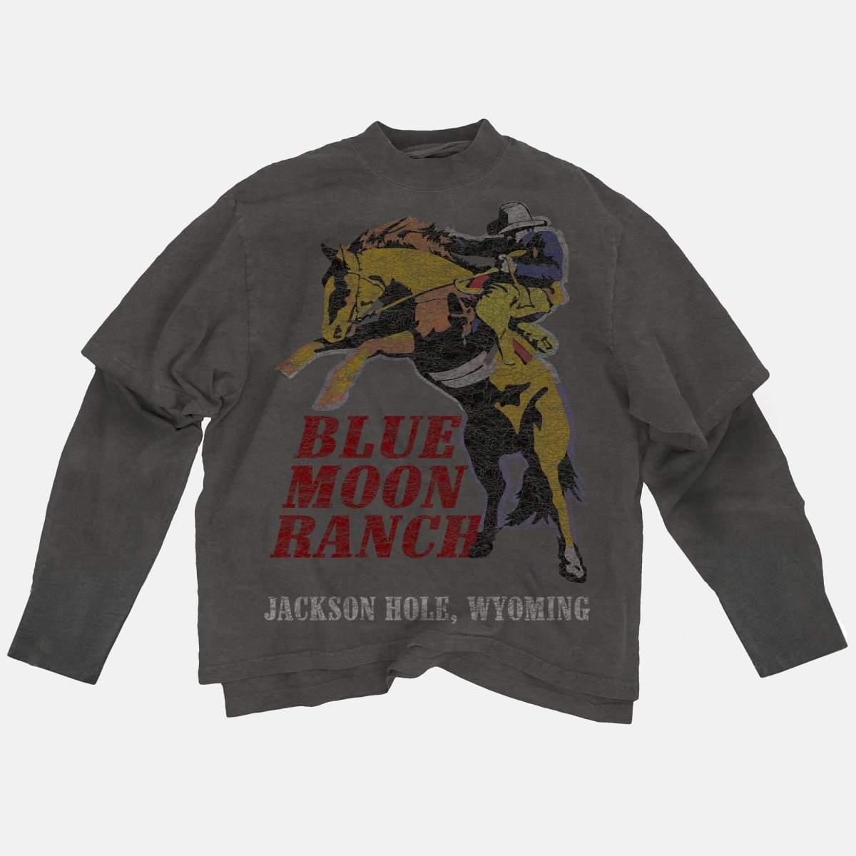 Faux - Layered Long Sleeve Tee - Maverick