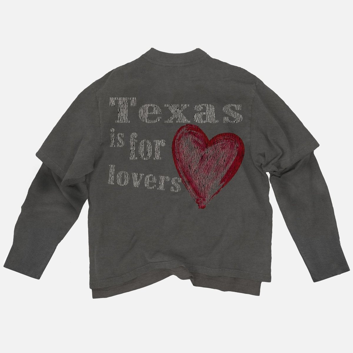 Faux - Layered Long Sleeve Tee - Maverick