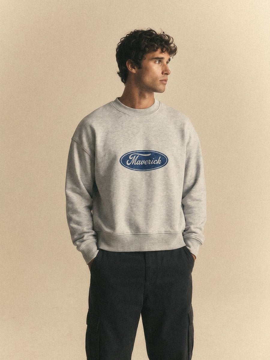 Heavyweight Boxy Crewneck - Maverick