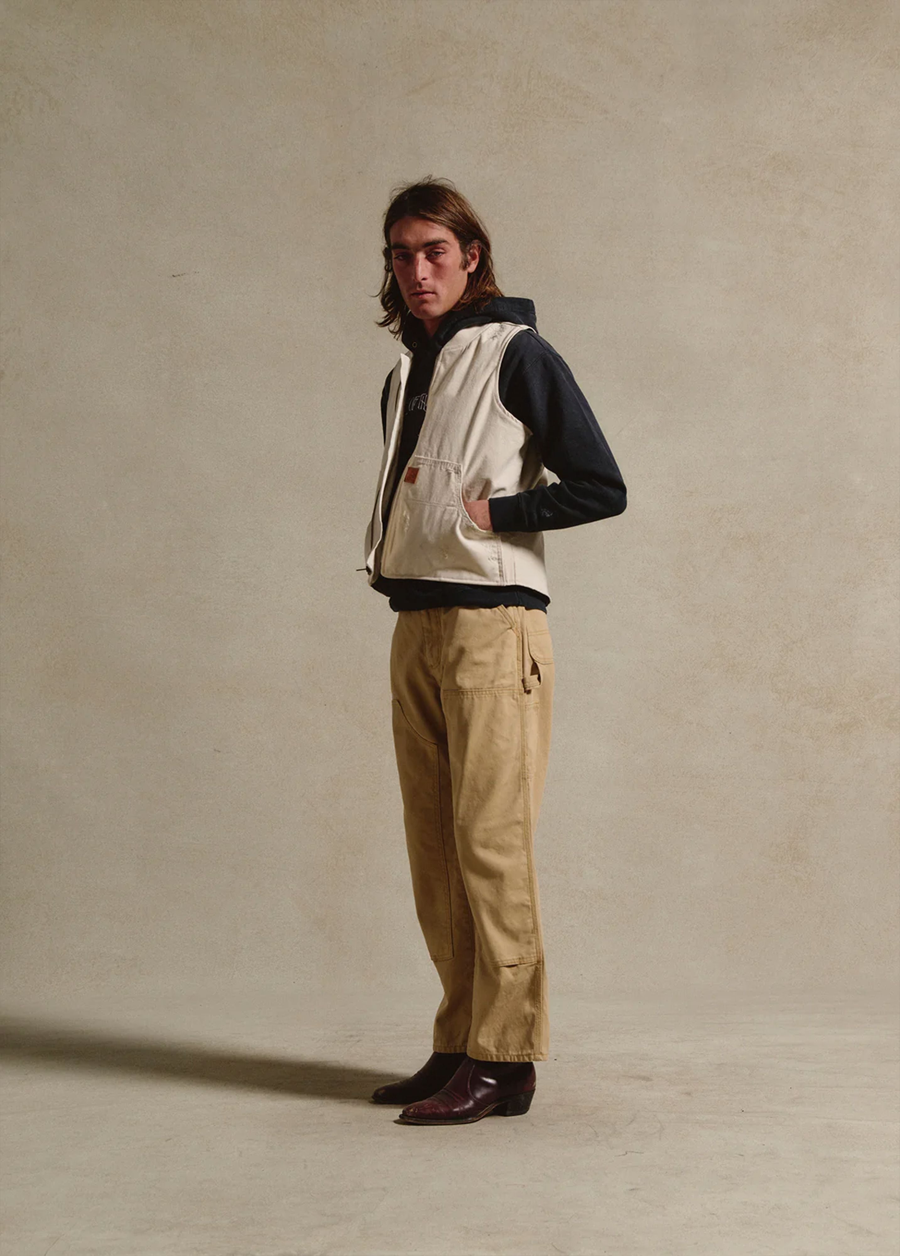 Distressed Work Vest (LTM) West Wear