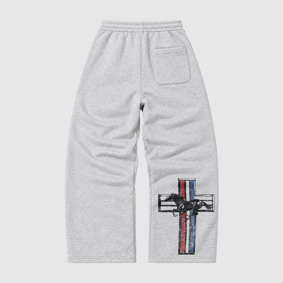 Maverick Cross Wide-Leg Sweats
