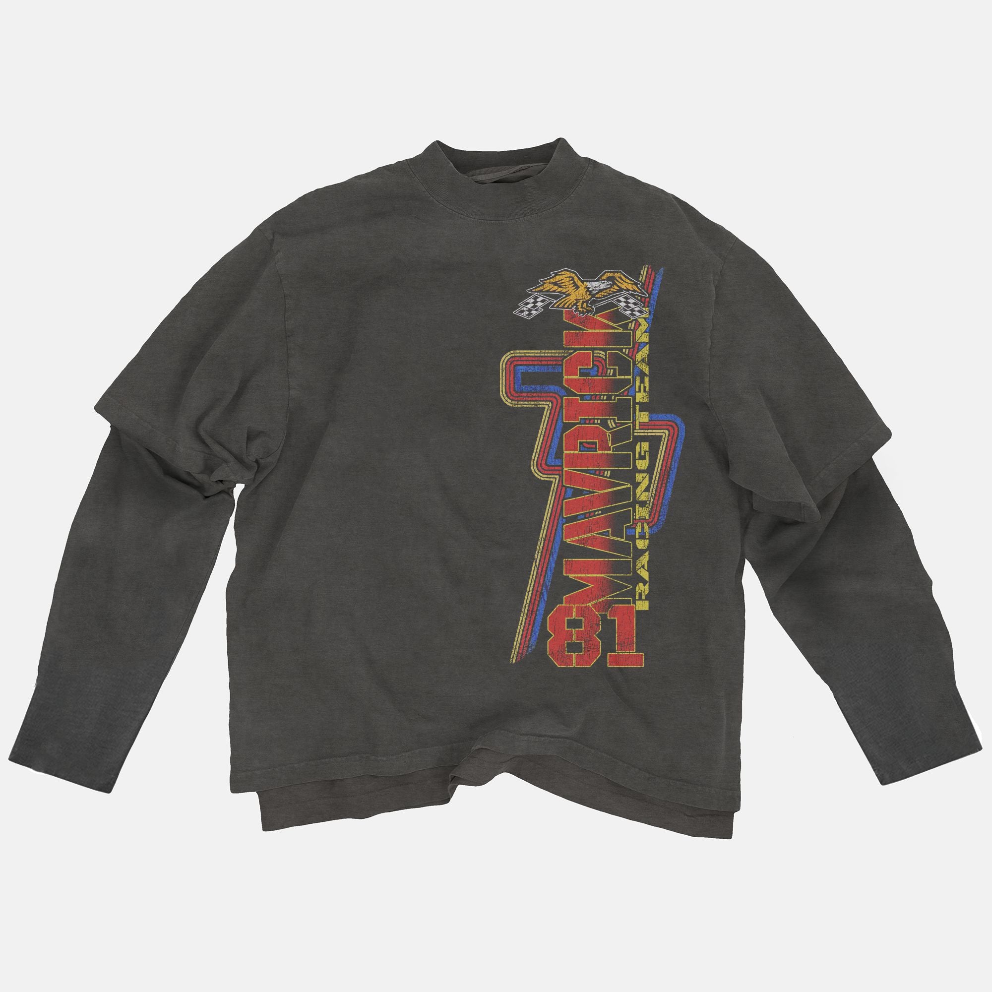 Faux-Layered Long Sleeve Tee PODpartner