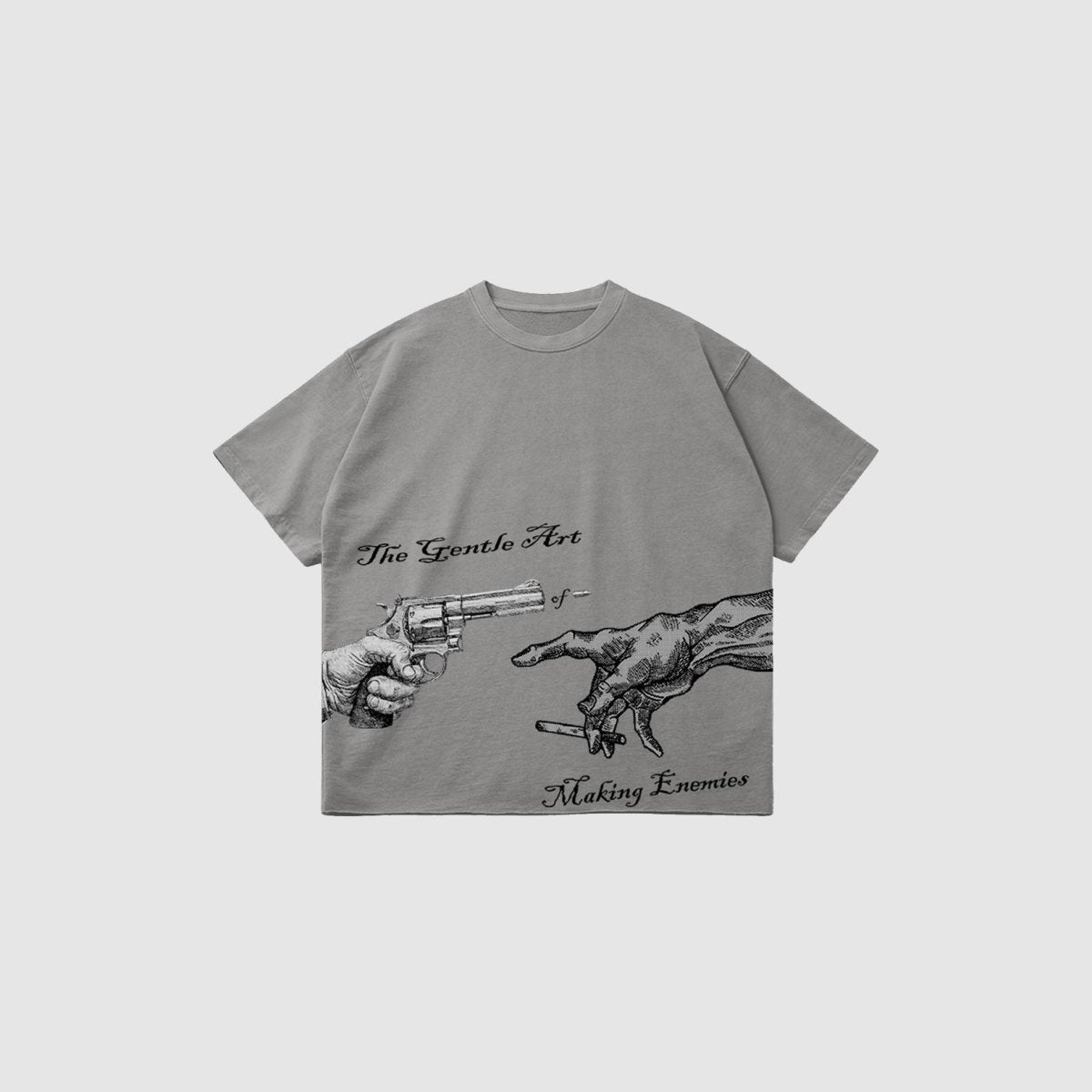 Oversized Raw Hem Tee - Maverick