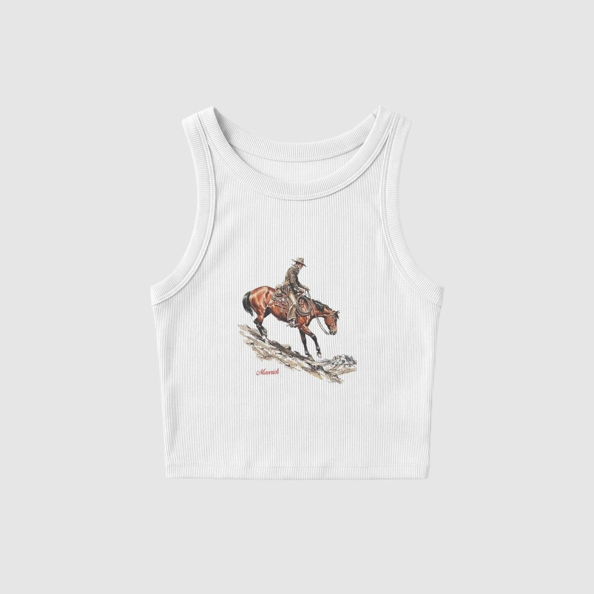 Ribbed Tank Top - Maverick