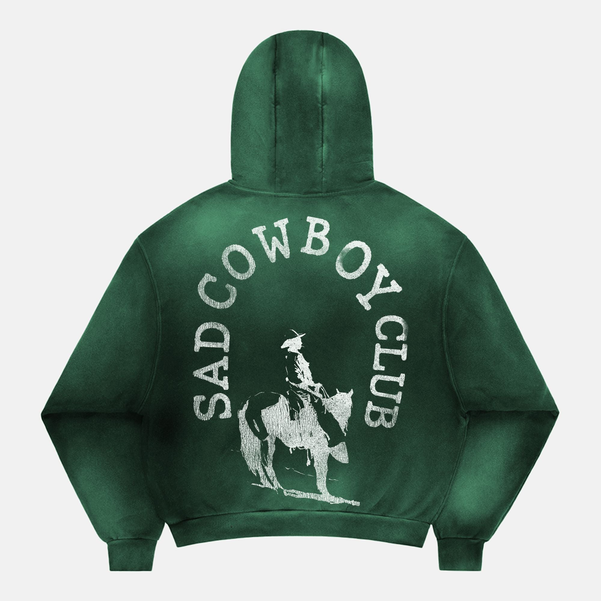 Sun Faded Pullover Hoodie PODpartner Mineral Green S