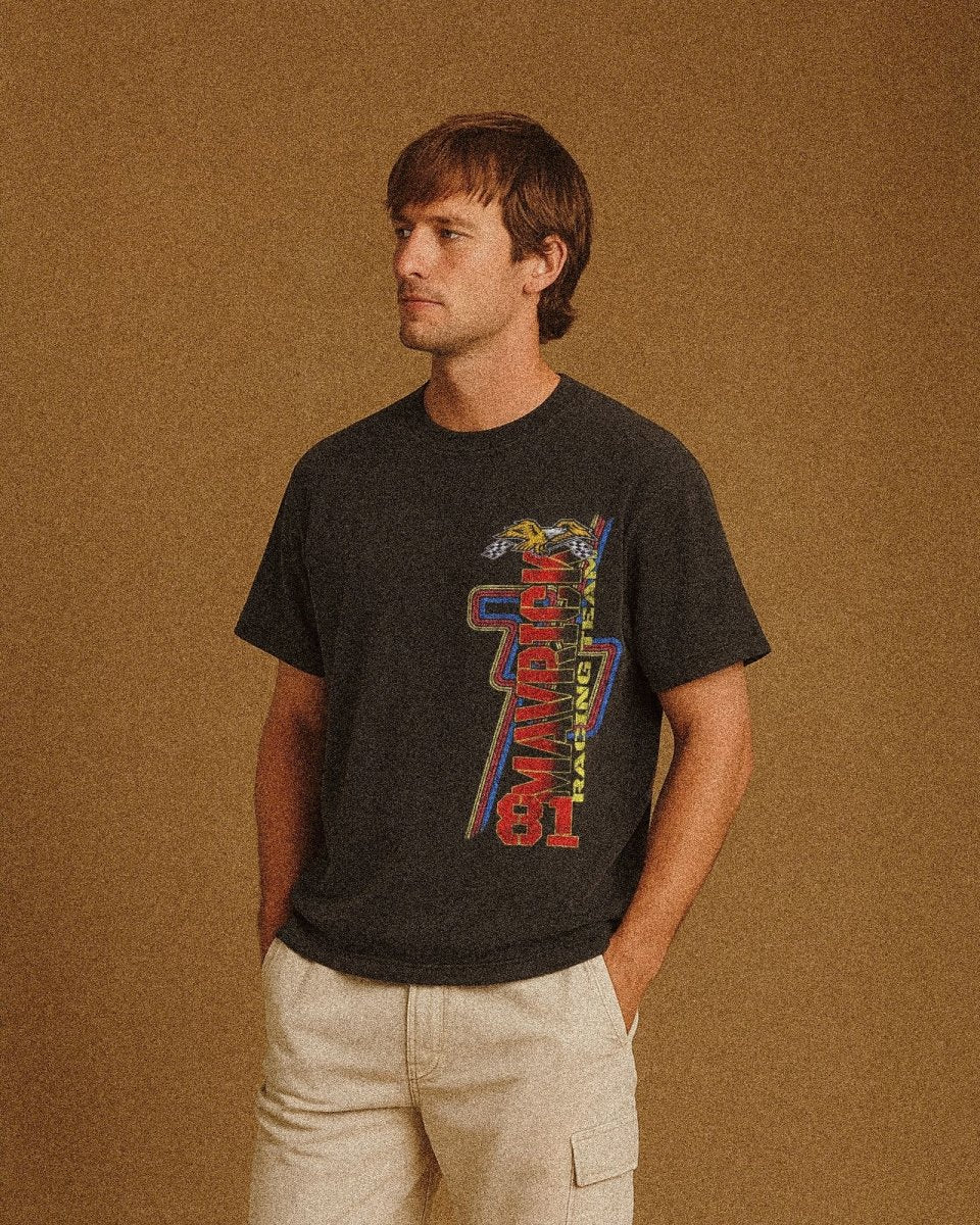 Sun - Faded Heavyweight Boxy Tee - Maverick