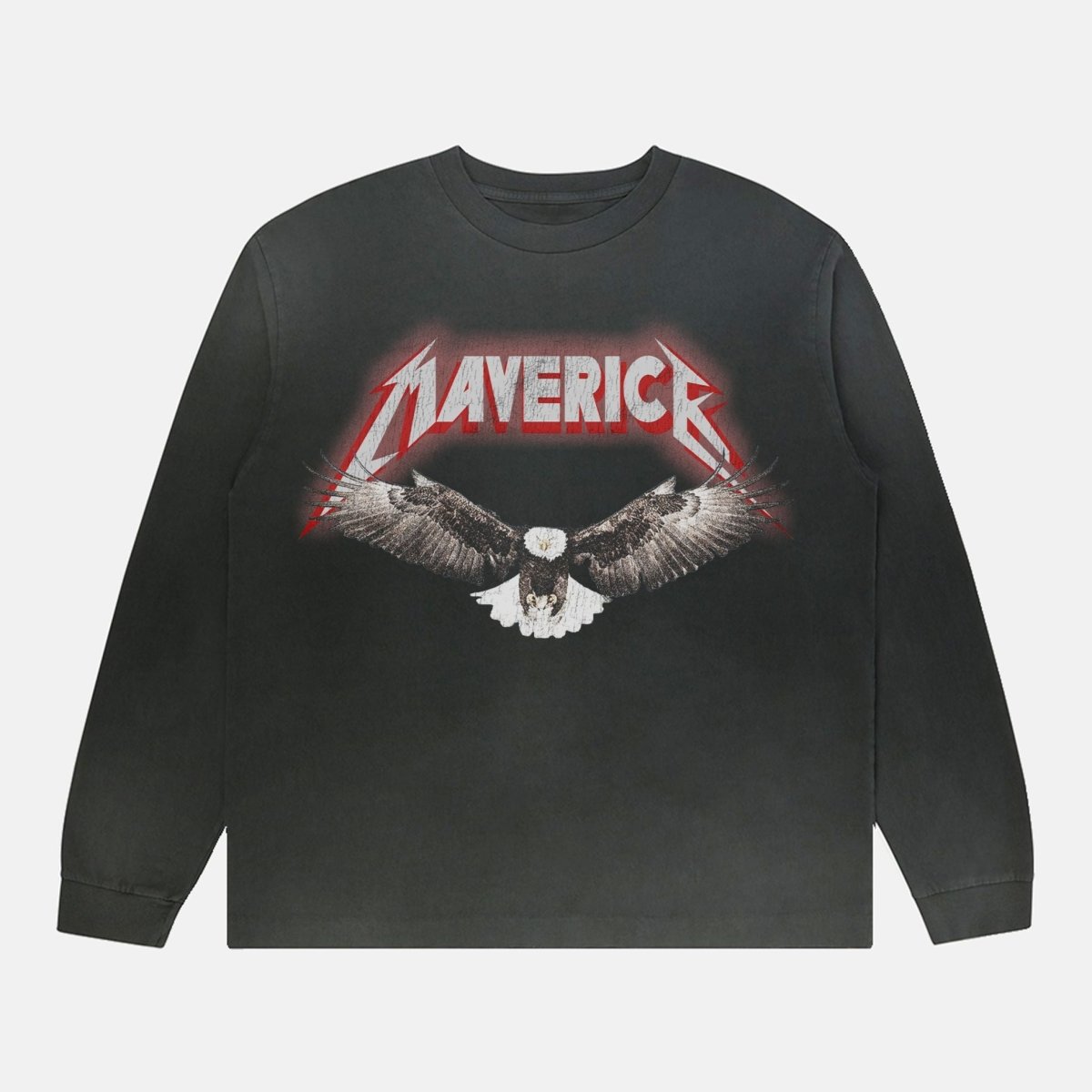 Sun - Faded Long Sleeve Tee - Maverick