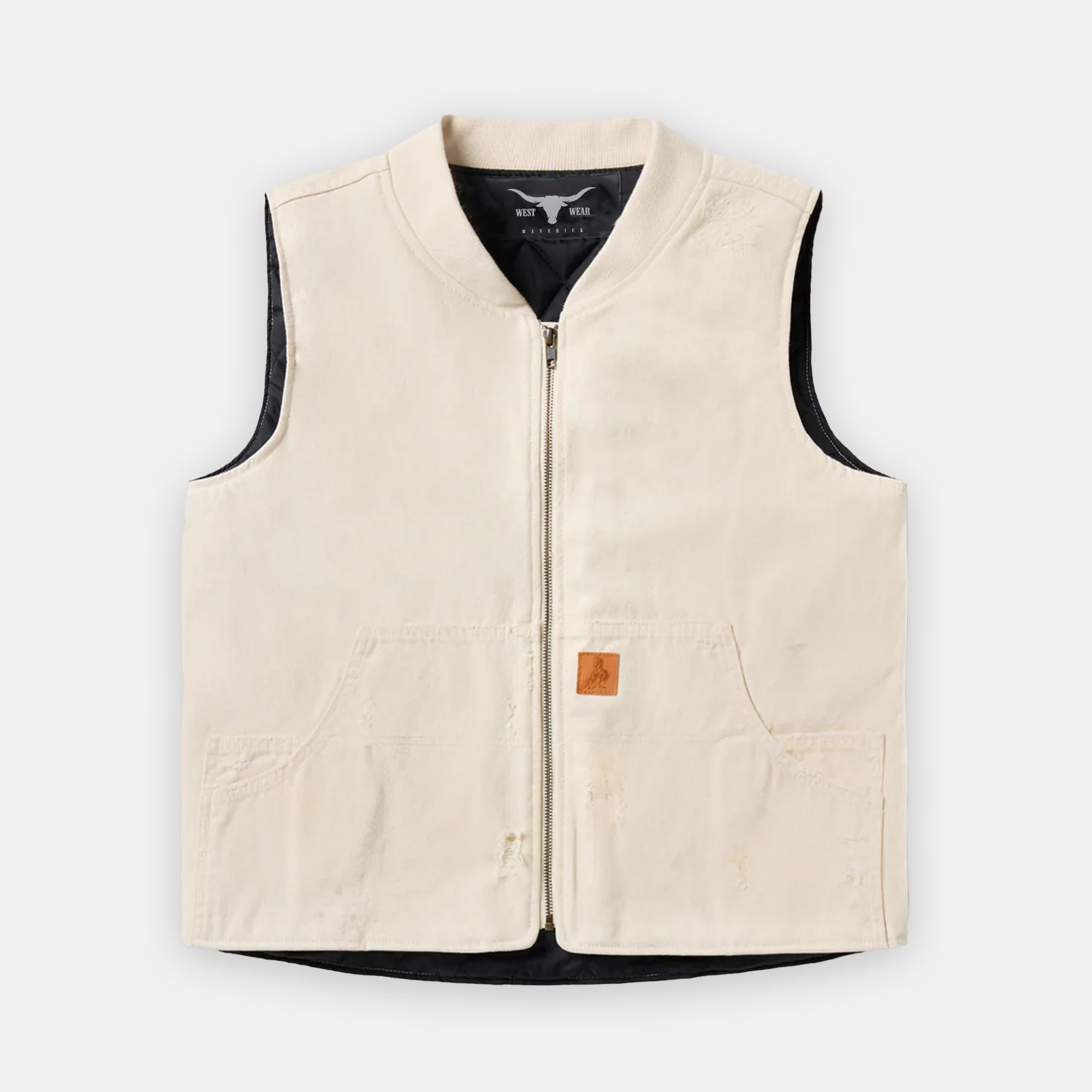 Distressed Work Vest (LTM) West Wear