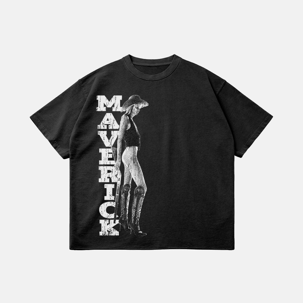 Oversized Raw Hem Tee PODpartner