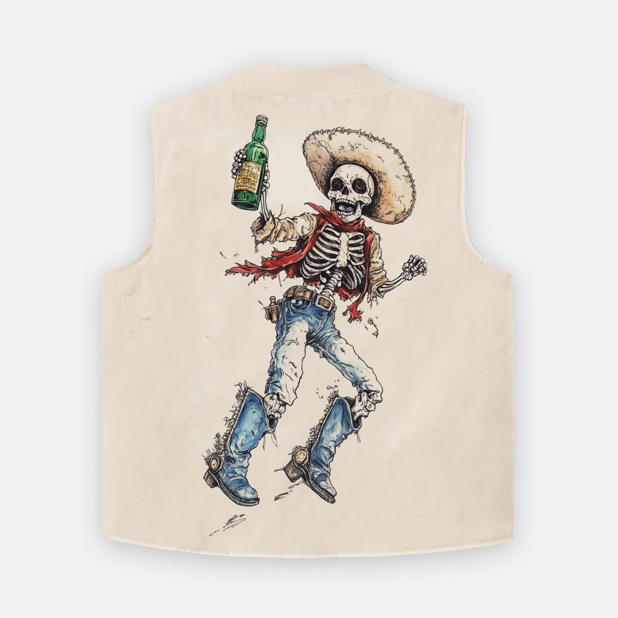 Distressed Work Vest (LTM) West Wear