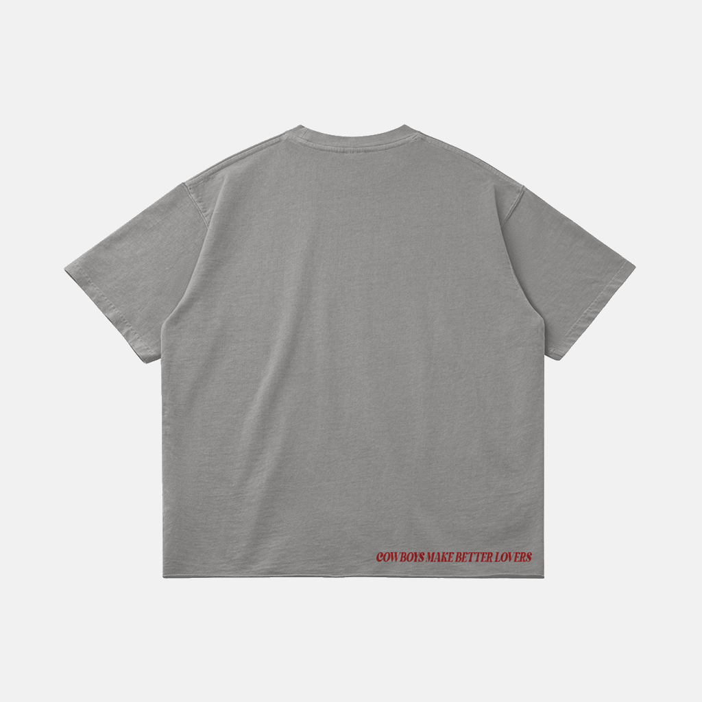 Oversized Raw Hem Tee