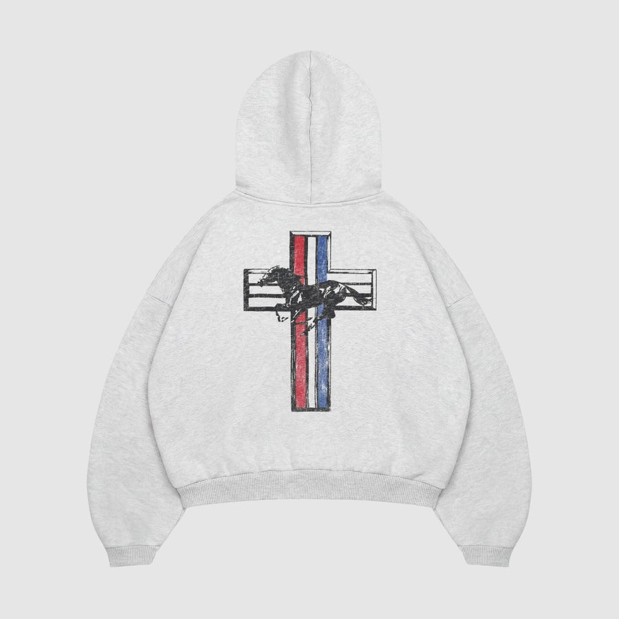 Cross Boxy Hoodie