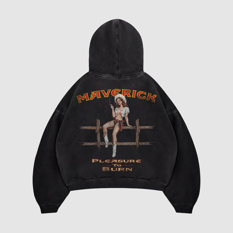 Pleasure to Burn Boxy Hoodie