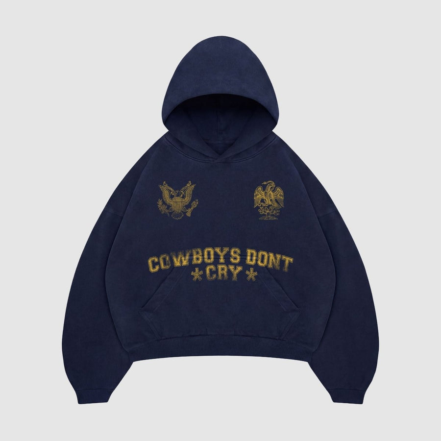 Cowboys Don’t Cry Boxy Hoodie