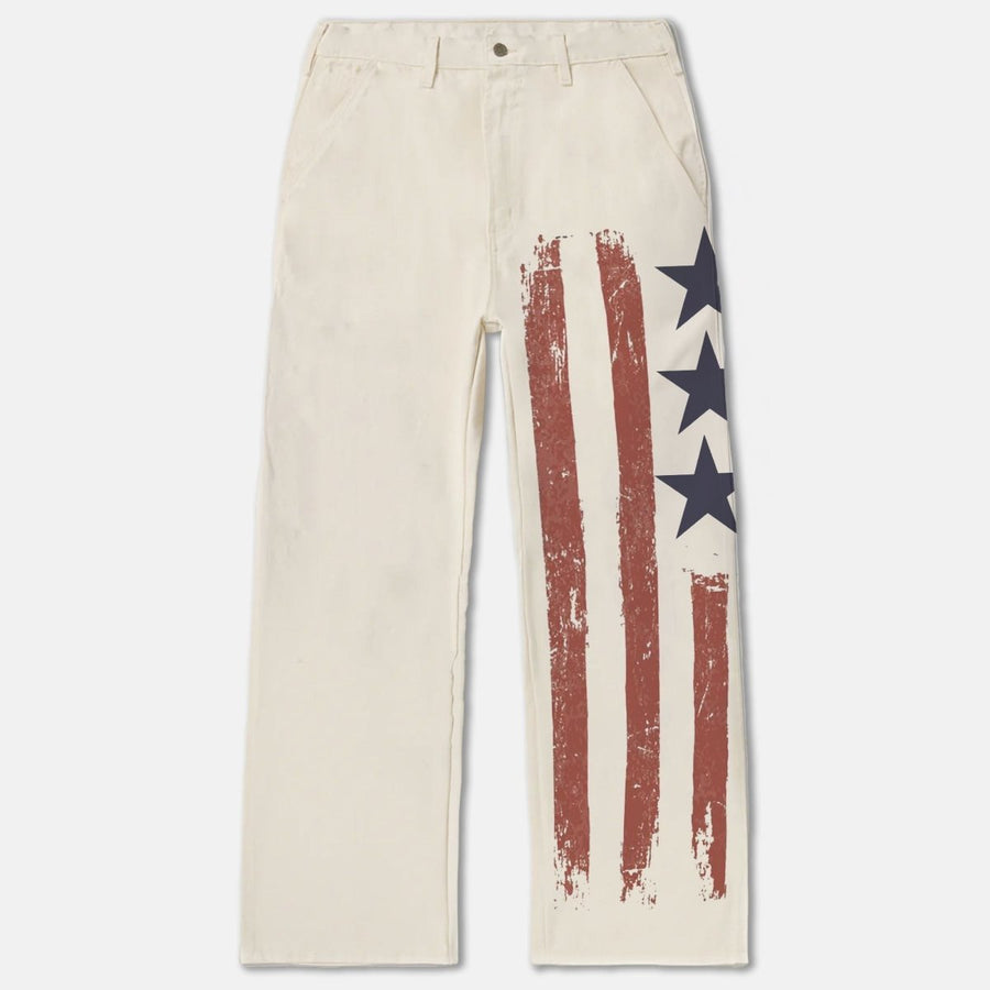 Stars & Stripes Canvas Pants