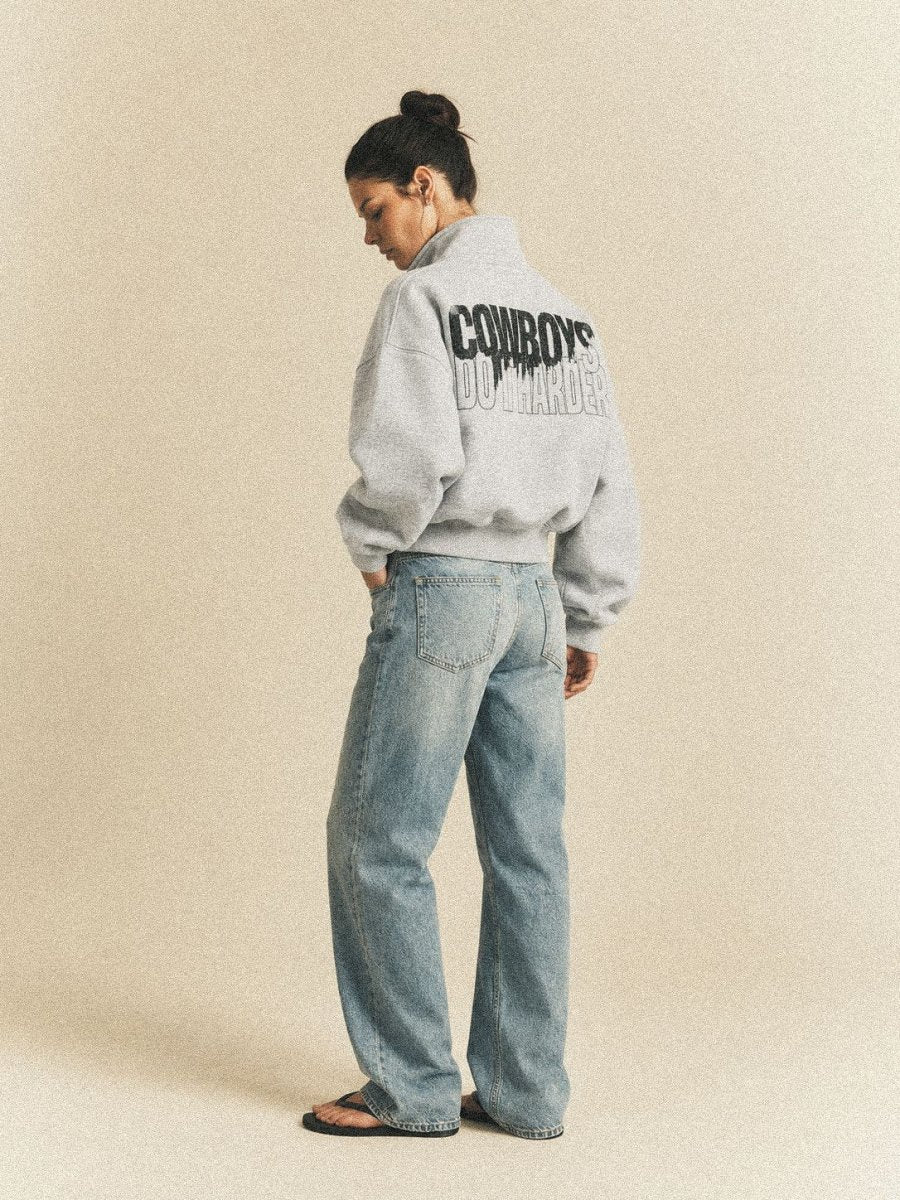 Cowboys Do It Harder Quarter-Zip - Maverick
