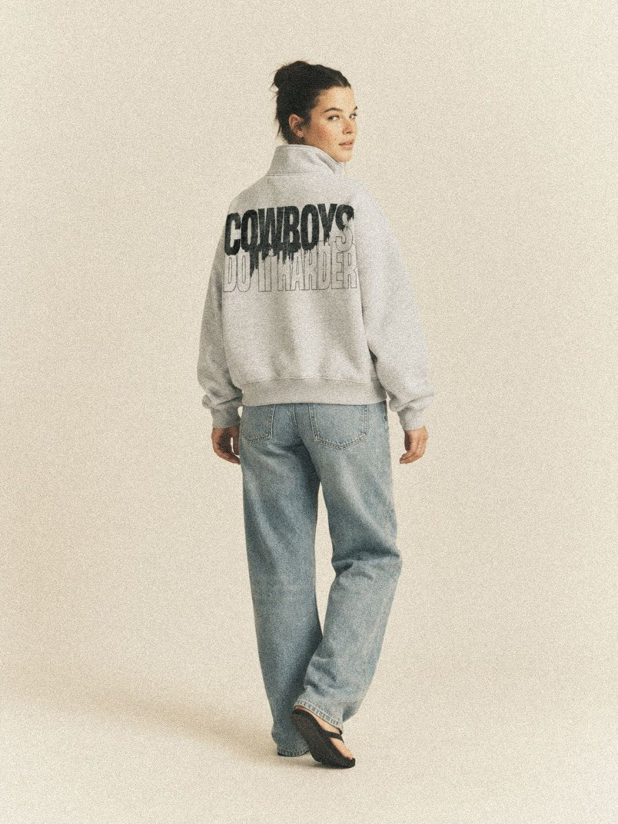 Cowboys Do It Harder Quarter-Zip - Maverick