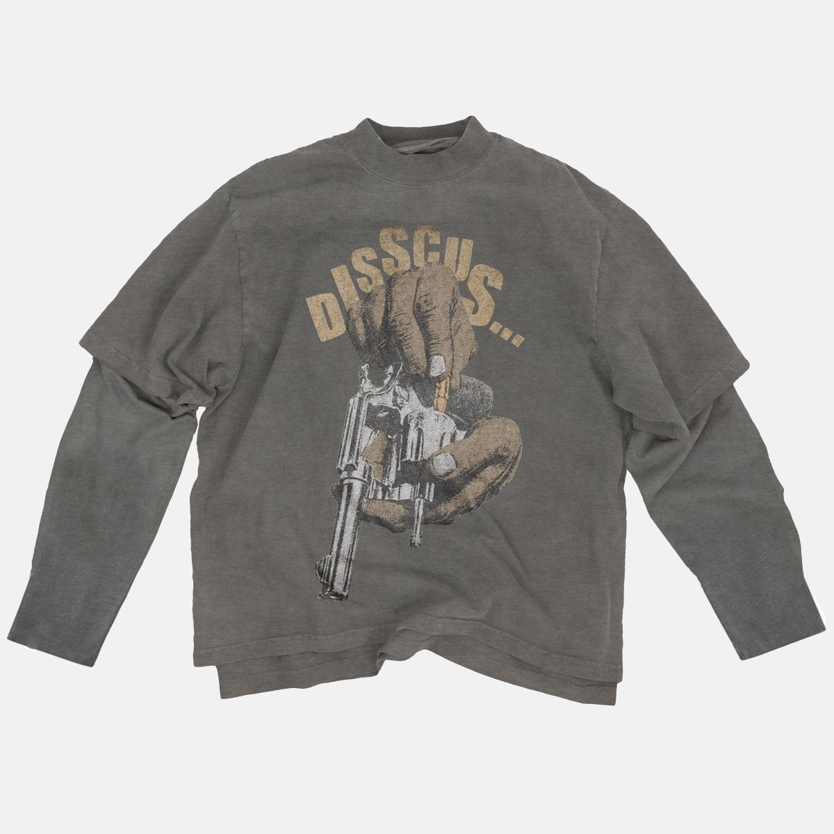 Faux - Layered Long Sleeve Tee - Maverick