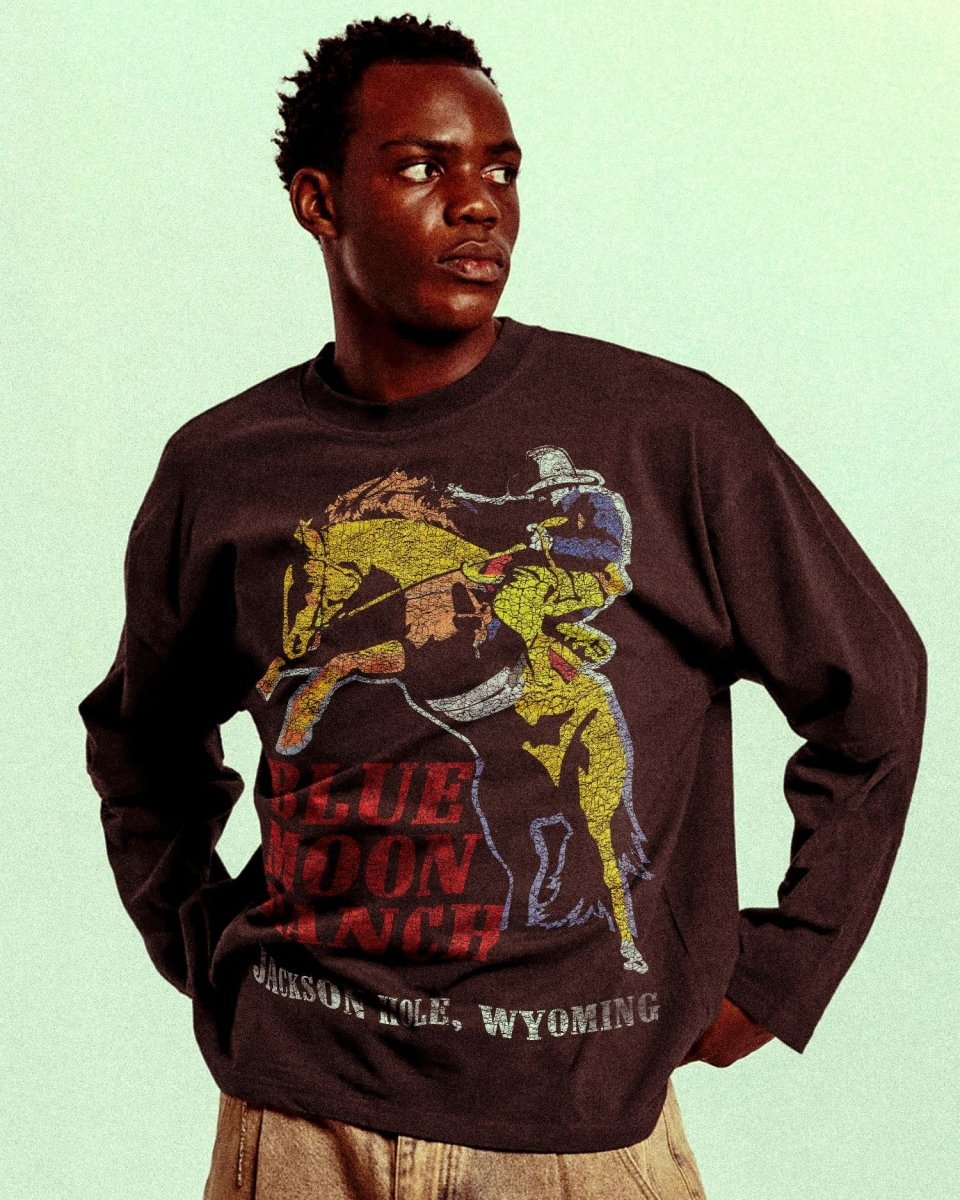 Faux - Layered Long Sleeve Tee - Maverick
