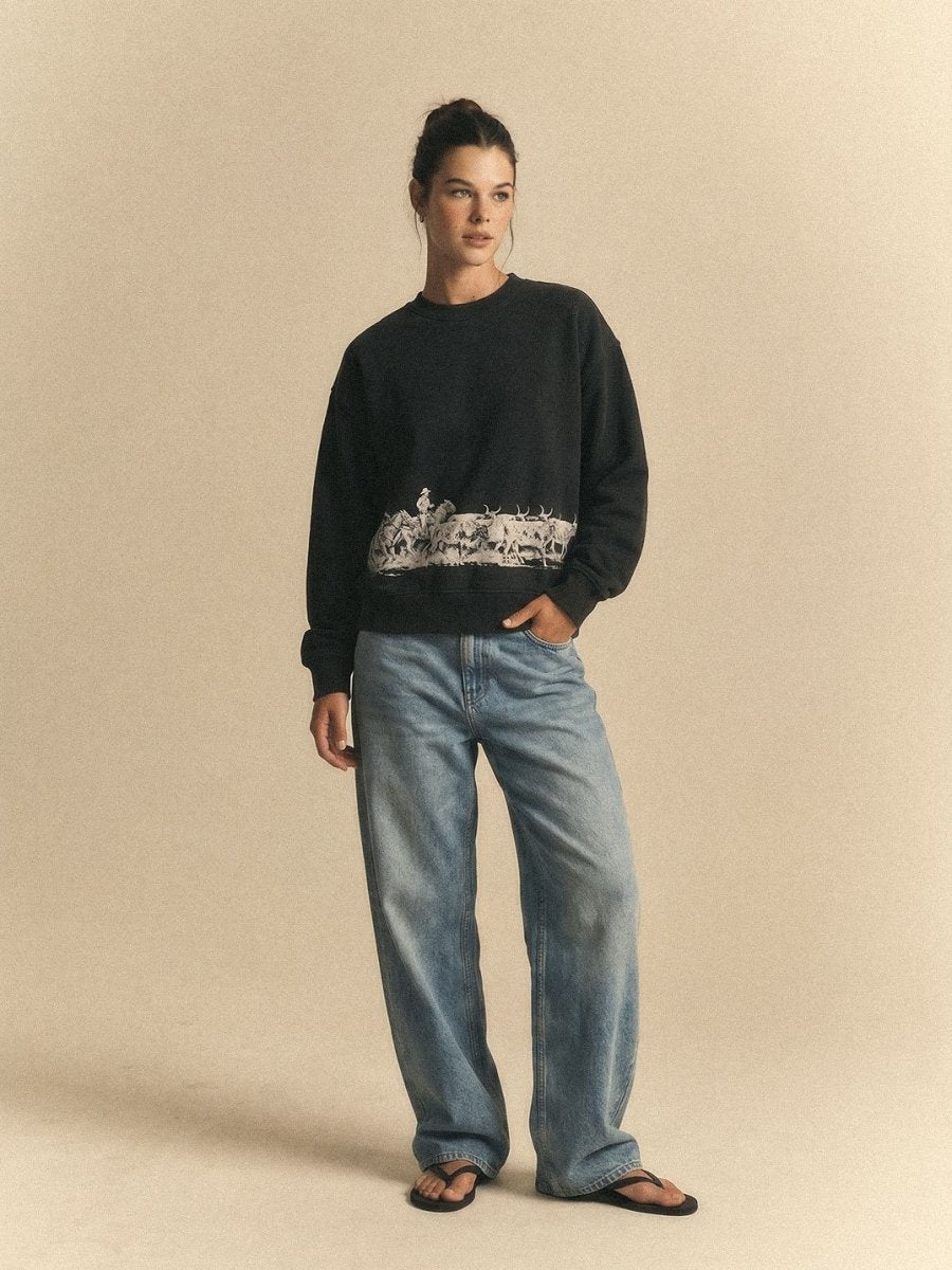 Heavyweight Boxy Crewneck - Maverick