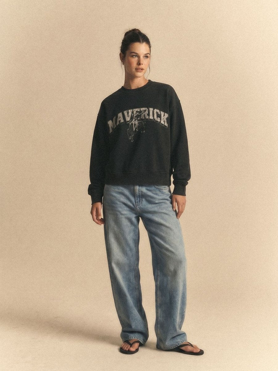 Heavyweight Boxy Crewneck - Maverick