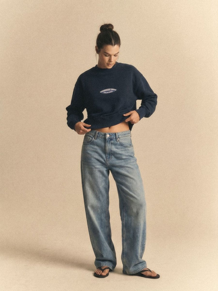 Heavyweight Boxy Crewneck - Maverick