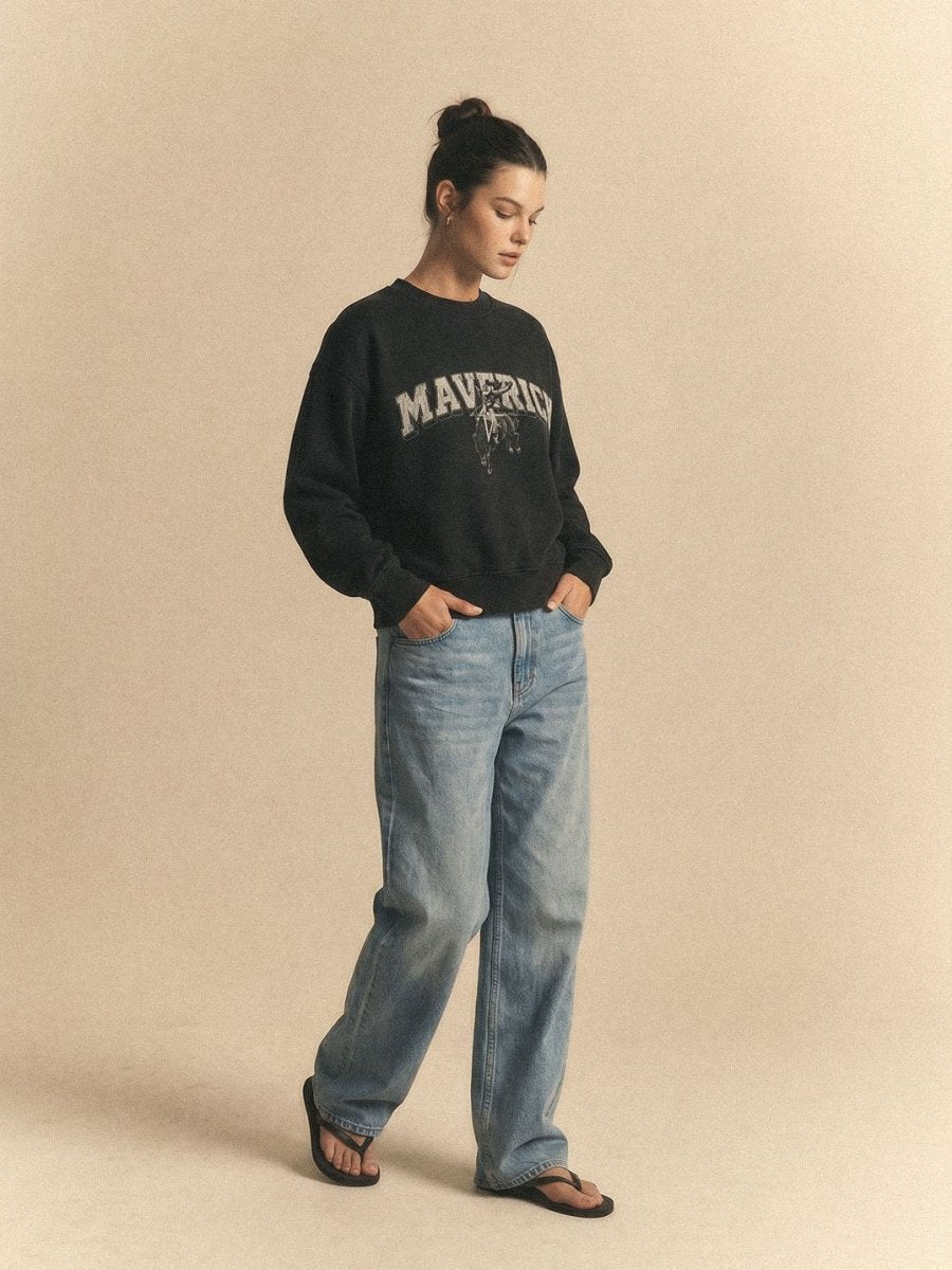Heavyweight Boxy Crewneck - Maverick