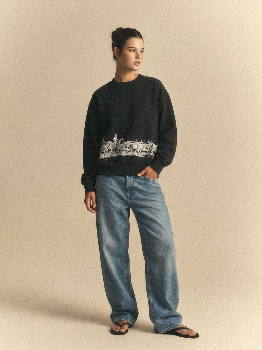Heavyweight Boxy Crewneck - Maverick