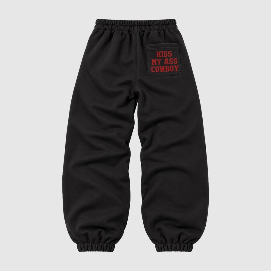 Kiss My Ass Cowboy Cuffed Sweats