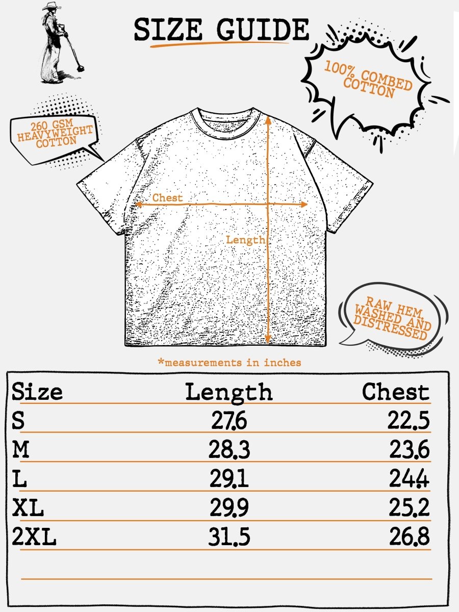 Oversized Raw Hem Tee - Maverick