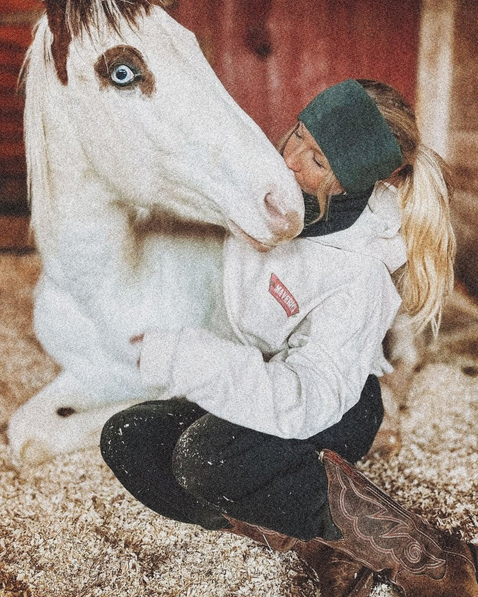 Sun Faded Boxy Distressed Hoodie - Maverick