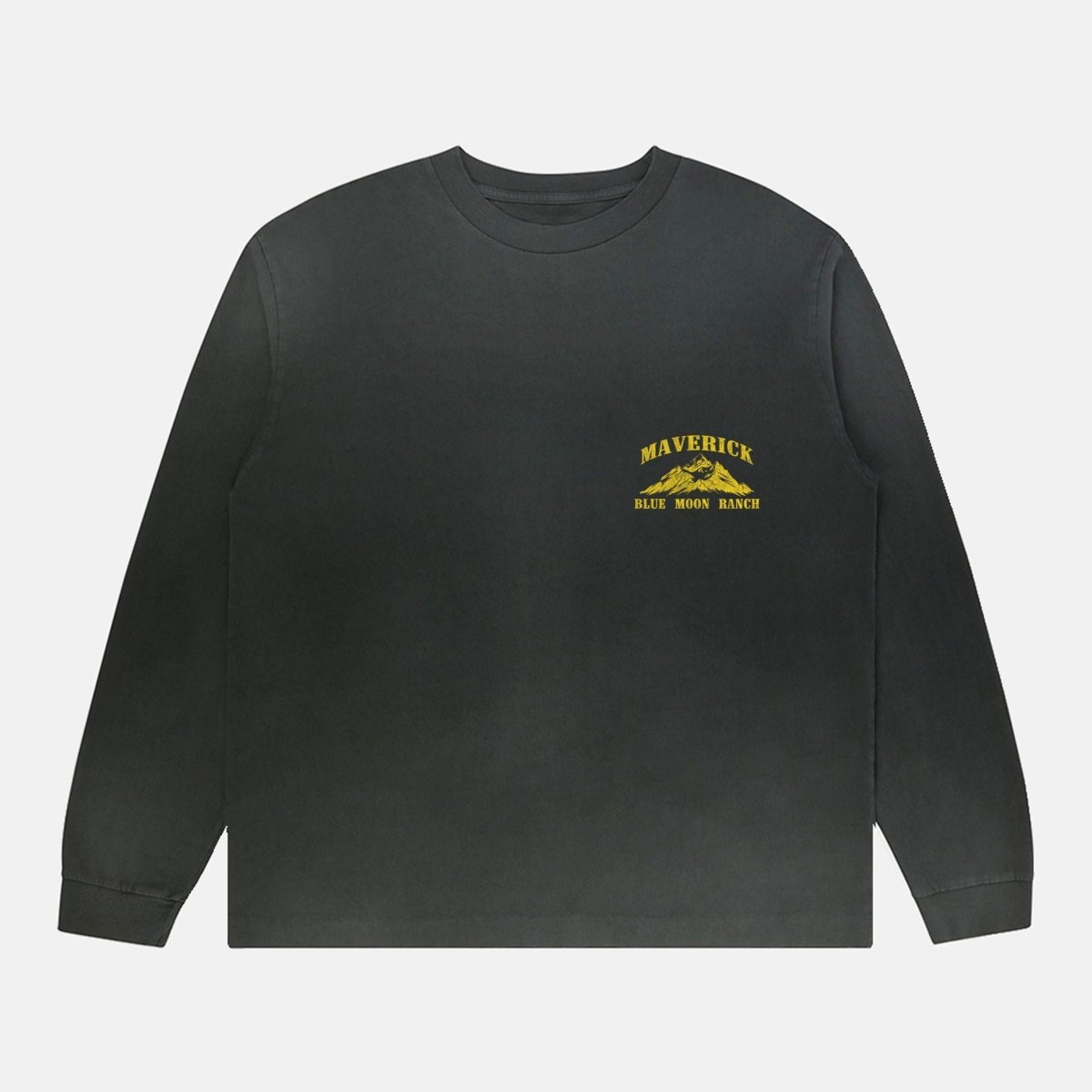 Sun - Faded Long Sleeve Tee - Maverick
